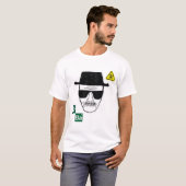 Hazard Chemist Icon – Br Ba Elements Design T-shirt (Voorkant volledig)