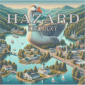 Hazard Kentucky 3 inch Vinyl Sticker (Voorkant)