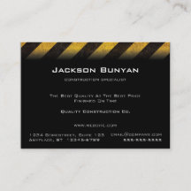 Hazard Stripes mollige Visitekaartjes