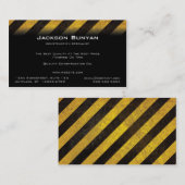 Hazard Stripes Visitekaartjes (Voorkant / Achterkant)
