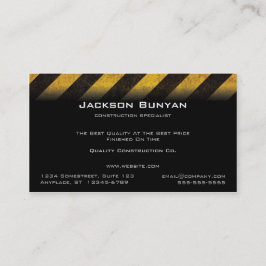 Hazard Stripes Visitekaartjes