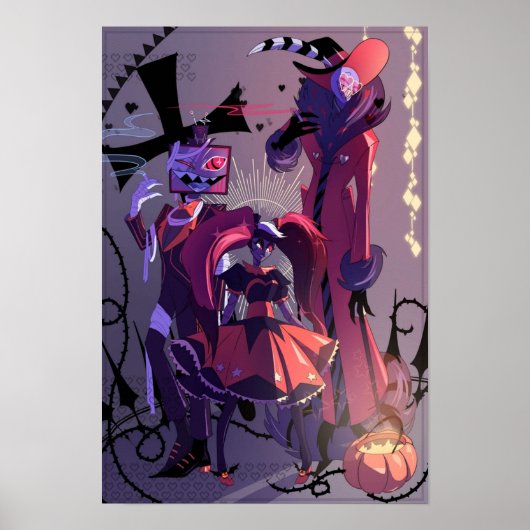 hazbin hotel poster (Voorkant)