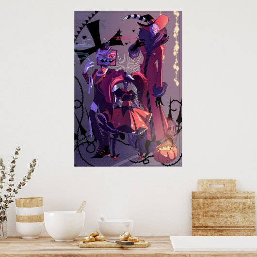 hazbin hotel poster (Keuken)