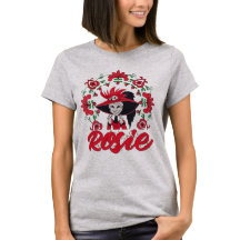 Hazbin Hotel Rosie Met Rode Bloemen Frame