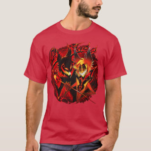 Hazbin Hotel vivziepop een lastor en zijn schaduw T-shirt