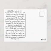 Haze Clipper zeilschip 1900 Briefkaart (Achterkant)