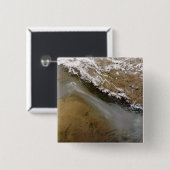 Haze langs het Himalaya-gebergte Vierkante Button 5,1 Cm (Voorkant /achterkant)