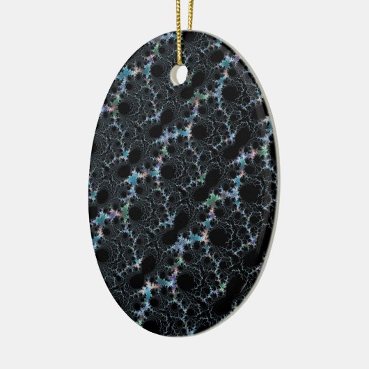 Haze - Mandelbrot Fractal Keramisch Ornament (Links)