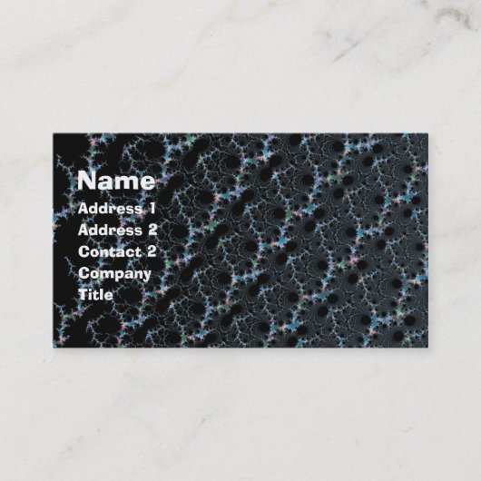 Haze - Mandelbrot Fractal Visitekaartje (Voorkant)