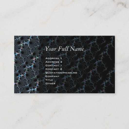 Haze - Mandelbrot Fractal Visitekaartje (Voorkant)