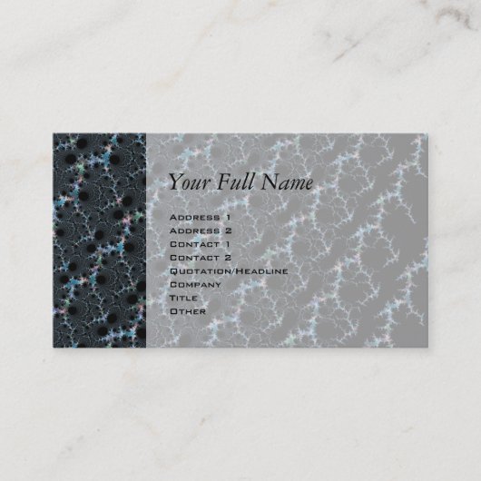 Haze - Mandelbrot Fractal Visitekaartje (Voorkant)