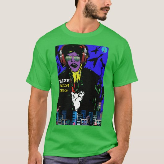 HAZE NOCKLIST STROKEN T-SHIRT (Voorkant)