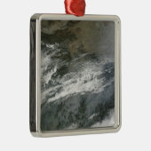 Haze over China Metalen Ornament (Rechts)