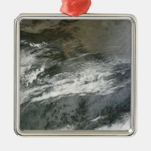 Haze over China Metalen Ornament