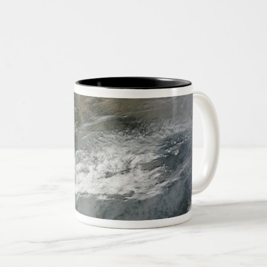 Haze over China Tweekleurige Koffiemok (Voorkant rechts)