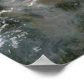 Haze over de Noord-Chinese vlakte Poster (Hoek)