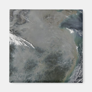 Haze over Oost-China Magneet