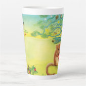 Hazel Dormouse Eet Wilde aardbei Latte Mok (Voorkant)