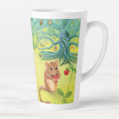 Hazel Dormouse Eet Wilde aardbei Latte Mok (Rechts)