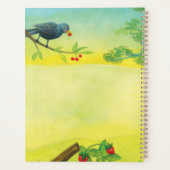 Hazel Dormouse Eet Wilde aardbei Planner (Achterkant)