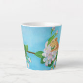 Hazel Dormouse Muscardinus avellanarius in het voo Latte Mok (Voorkant)