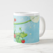 Hazel Dormouse, wilde aardbeien en dandelionpuff Grote Koffiekop (Voorkant rechts)