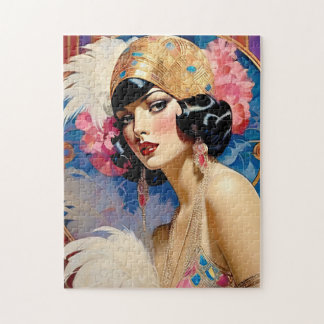 Hazel Een mooie Art Deco Vrouw Legpuzzel