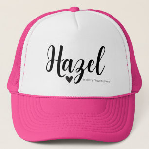 Hazel naam betekent minimal modern script Pet meis