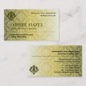Hazel Ombre Damask Visitekaartje