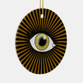 Hazel Oog van Horus Keramisch Ornament (Rechts)