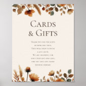 Hazelhout Huwelijkscadeaus en Kaarten Teken Poster (Voorkant)