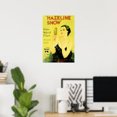 HAZELINE SNOW Cosmetics Face Cam Natural Charm Poster (Thuiskantoor)