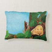 Hazelnoot Accent Kussen (Achterkant)