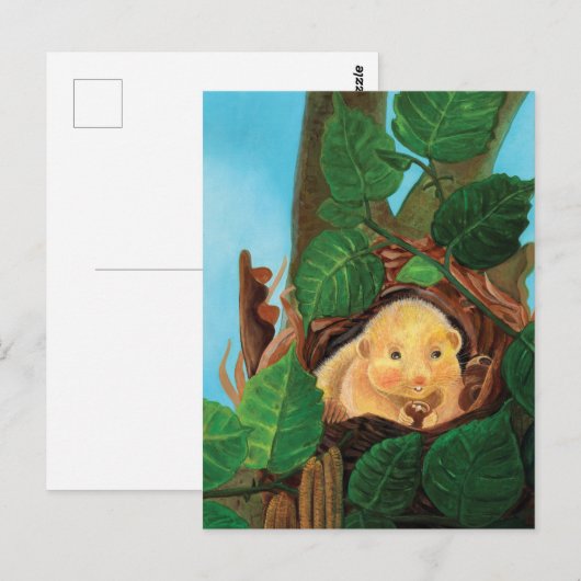 Hazelnoot Briefkaart (Voorkant / Achterkant)