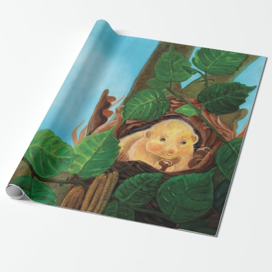 Hazelnoot Cadeaupapier (Uitgerold)