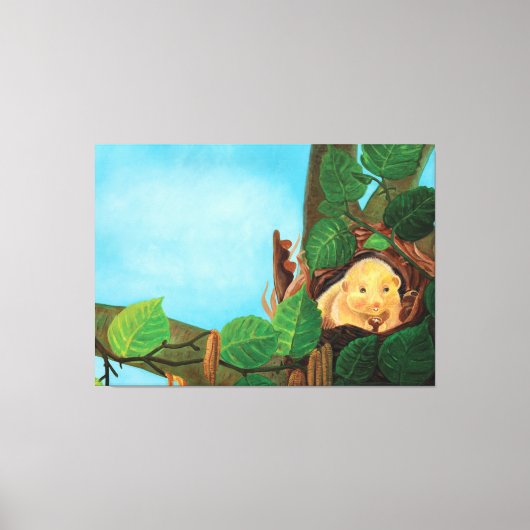 Hazelnoot Canvas Afdruk (Voorkant)