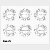 Hazelnoot Extract Schets Modern label (Vel)