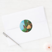 Hazelnoot Ronde Sticker (Envelop)