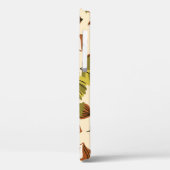 Hazelnootbladeren eikels naadloos patroon Case-Mate iPhone case (Achterkant / Links)