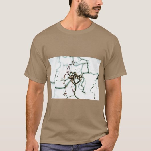 Hazelnootboom Botanische Kunst T-shirt (Voorkant)