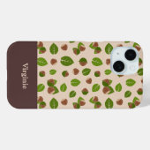 Hazelnootpatroon Case-Mate iPhone Case (Achterkant (horizontaal))