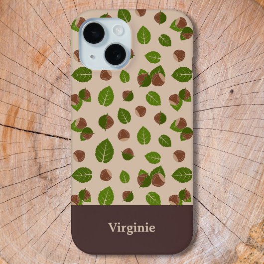 Hazelnootpatroon Case-Mate iPhone Case