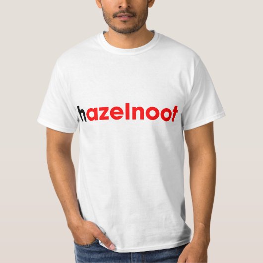 Hazelnot T-shirt (Voorkant)