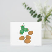 hazelnoten briefkaart (Staand voorkant)