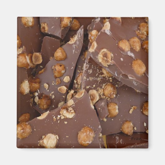 hazelnoten chocolade magneet (Voorkant)