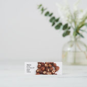 Hazelnoten Mini Visitekaartje (Staand voorkant)
