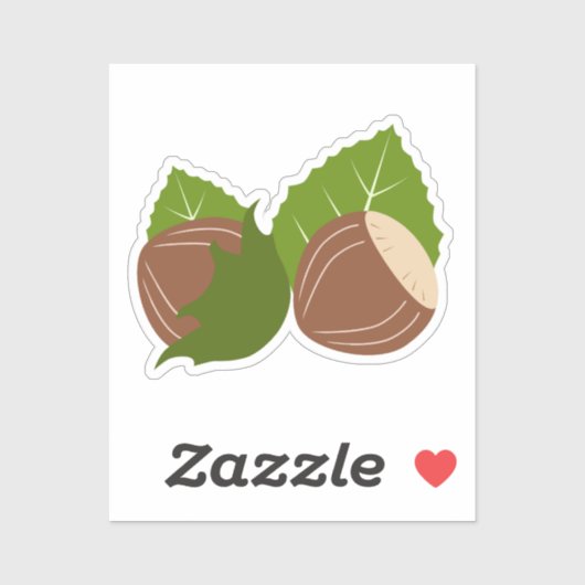 Hazelnoten Sticker (Vel)