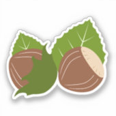 Hazelnoten Sticker (Voorkant)