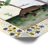 Hazelnoten Struik en Cherry tree Poster (Hoek)