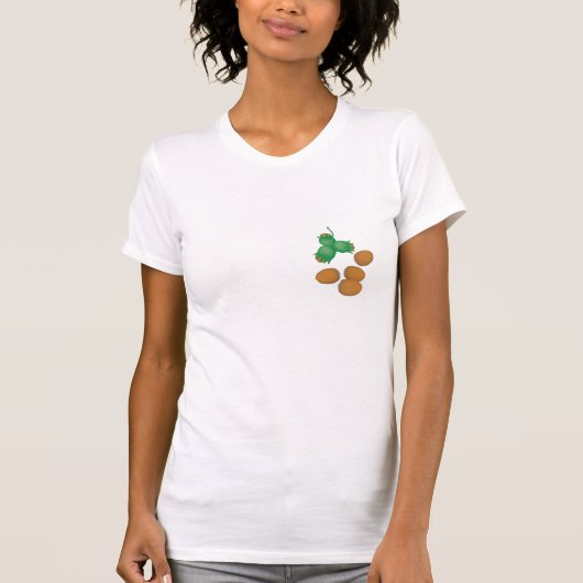 hazelnoten t-shirt (Voorkant)